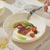 Haoya Embossed Cream Style Ceramic Dinnerware Set