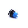 Bell Button 19X27Mm Blue Led Monostable Black Vandal-proof 250V 2A