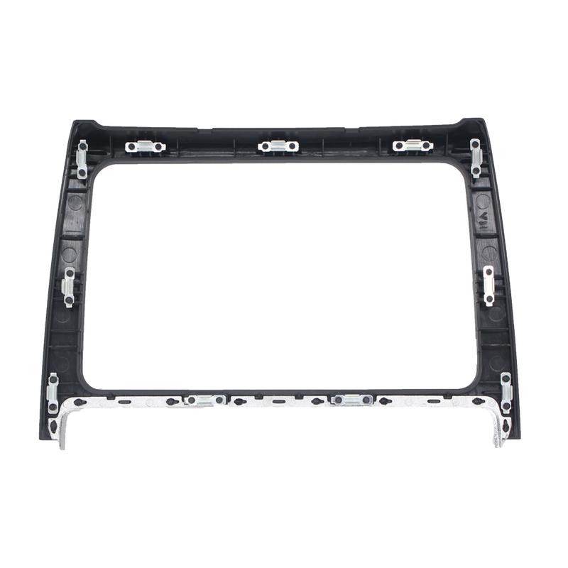 Pro rámeček rádia, panel obrazovky hlavní jednotky, rámeček pro CD přehrávač, dekorativní panelový rámeček pro VW MQB POLO 6C 6R 2014-2017 ABS Vysoká kvalita