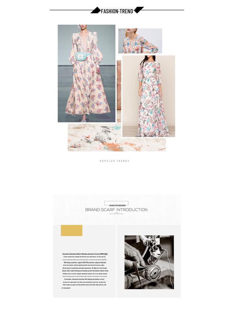 Plus Size Slim Fit Flowy Silk Floral Dress - 2025 Super Fairy Collection