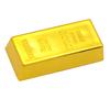 Hot Fake Plastic 999.9 Gold Bar Bullion Prop Desk Table  Decoration