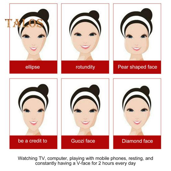 Face Lifting Strap V Line Shaper Double Chin Eliminator Facial Slimming Bandage Skin Care Beauty Tool Face Tighten Belt for Women Men