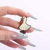 Halloween Witch Duck Enamel Pins Custom Jack-o'-lantern Brooches Lapel Badges Clothes Punk Jewelry Gift for Kids Friends
