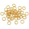 Anneaux de Jonction en Métal Anneaux Ronds Brisés Connecteurs pour Accessoires de Fabrication de Bijoux DIY 3-12mm Fournitures pour Colliers Boucles d'Oreilles