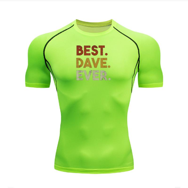 Men Compression T-Shirt for Fitness Running Fashion Sports Quick-Dry Breathable Casual Short Sleeves Fit for Absorbing Summer Workouts