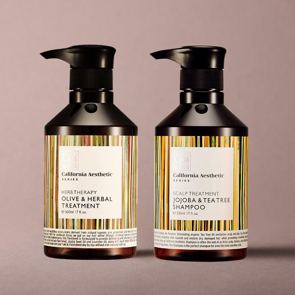 Rosemary & Mint Shampoo 500ML + Olive & Herbal Treatment 500ML