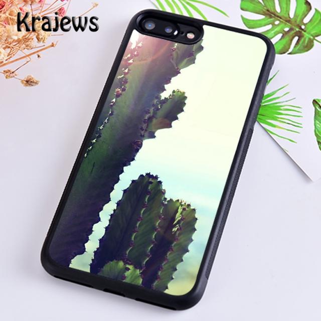 Krajews Cute Cactus Hug Summer Phone Case Cover For iPhone 14 5 6s 7 8 Plus X XR XS 11 12 13 Pro Max Samsung Galaxy S21 S22ultra