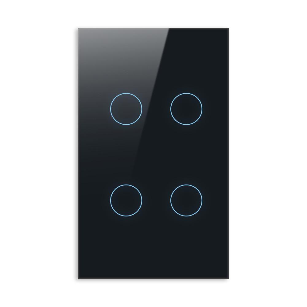 Smart Touch Switch with Alexa, HomeKit & Google Support - US Standard, Multi-Platform Voice Control