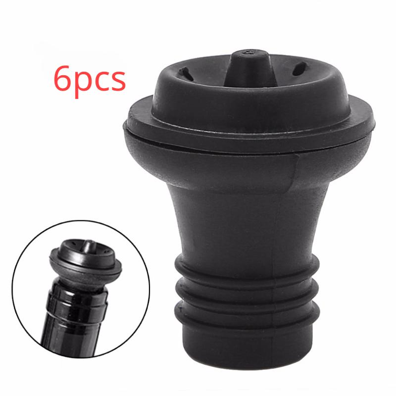 4 Pcs Rubber Vacuum Suction Bottle Stopper Vacuum Wine Pump Preserver Stoppers