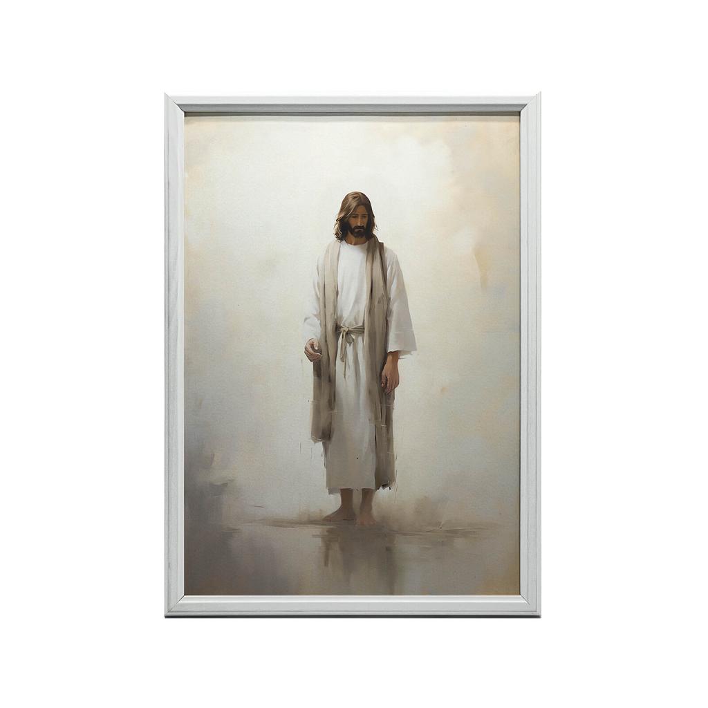 Prayer In Silence - Jesus Prayer In Silence - Jesus, 30X40 Cm, Unframed, Matte Paper 230 Gsm