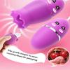 Nipple Sucker Tongue Vibrator Breast Massager G Spot Clitoris Licking Sex Toys