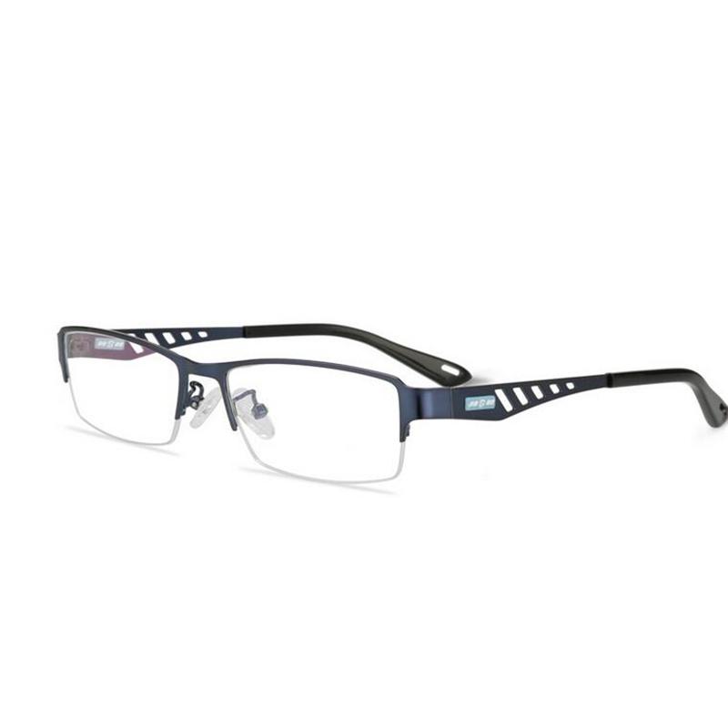 0 -0.5 -0.75 -1.0 To -6.0 Sun Photochromic Finished Myopia Glasses Women Men Metal Half Frame Chameleon Short-Sight Eyewear