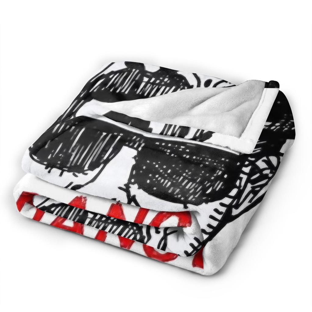 Walter White I AM THE DANGER Knitted Blanket Velvet Breaking Bad Super Warm Throw Blanket for Car Sofa Couch Bedroom Quilt