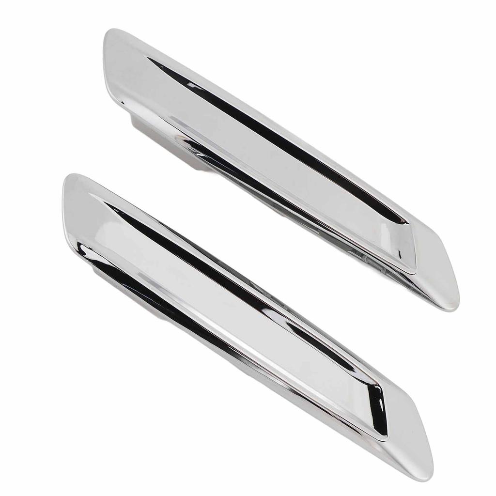 1 Pair Side Mudguard Trim Finisher 51137336645 Left Right Chrome Front Mudguard Panel Marker Finisher for 5 Series F10