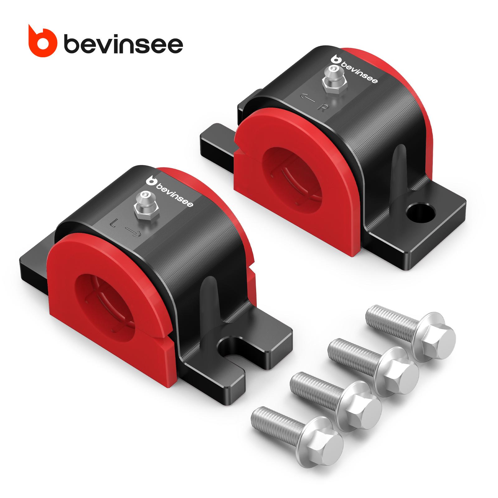 

BEVISNEE 70A Polyurethane Front Suspension Stabilizer Bar Bushings Kit for Toyota 4Runner FJ cruiser 10-24, Replace 48824-60190 чёрный