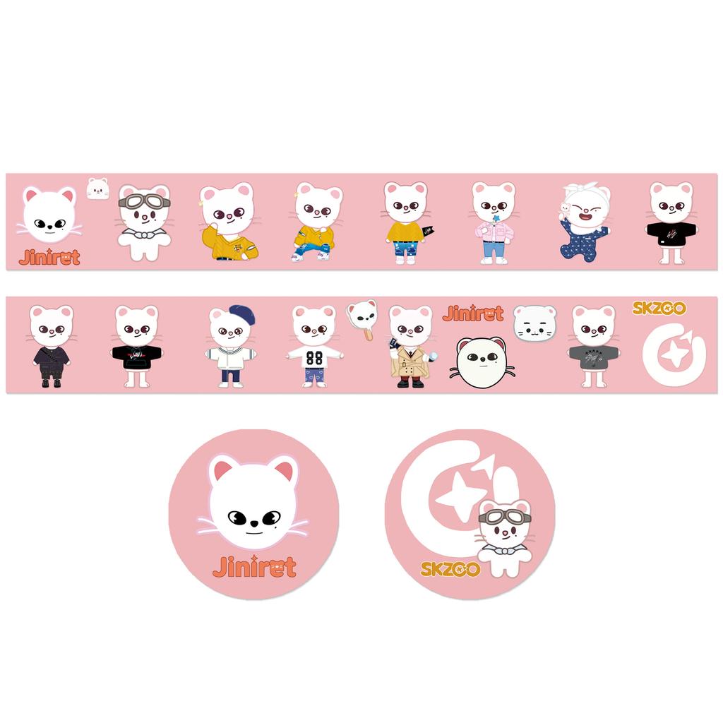 Stray Child Huang Xuanchen Animation Image And Paper Tape Skzoo Cute Hand Account Sticker Hand Account For Kids