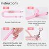 Stylish Dog Horizontal Backpack with Leash Handle Dogs Going Out Bag Cat Carrier Bag  Travel
