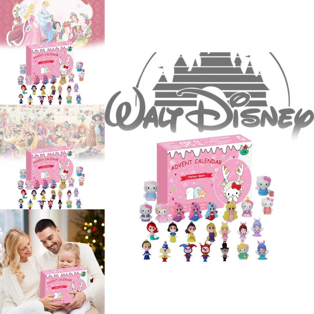 Adorable Pink Cartoon Princess Cat Blind Box Set With 24 Collectible Figures For Kids