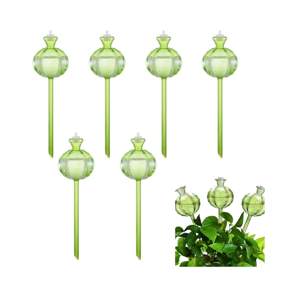 6 Cactus Shaped Automatic Watering Devices With Plastic Watering Balls