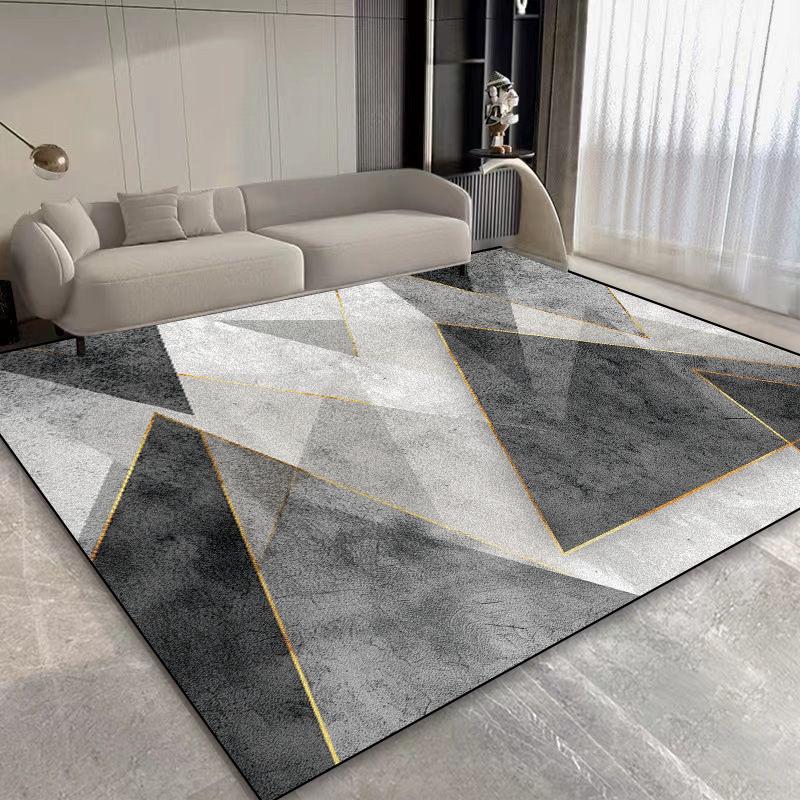 Severský lehký luxusní geometrický koberec do obývacího pokoje velkoplošný měkký snadno čistitelný koberec pro dekoraci ložnice rohožka do šatny