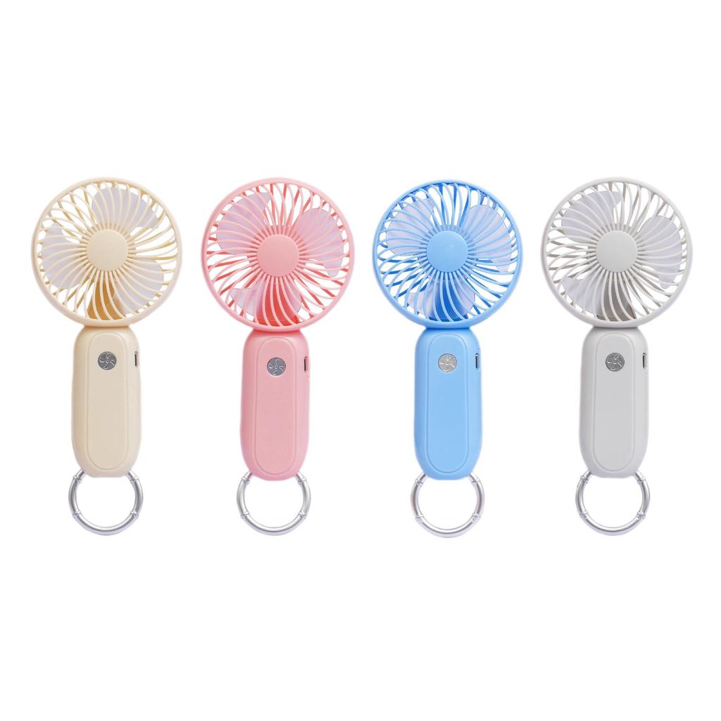Portable USB Mini Handheld Fan with Lanyard - Silent for Indoor/Outdoor Use