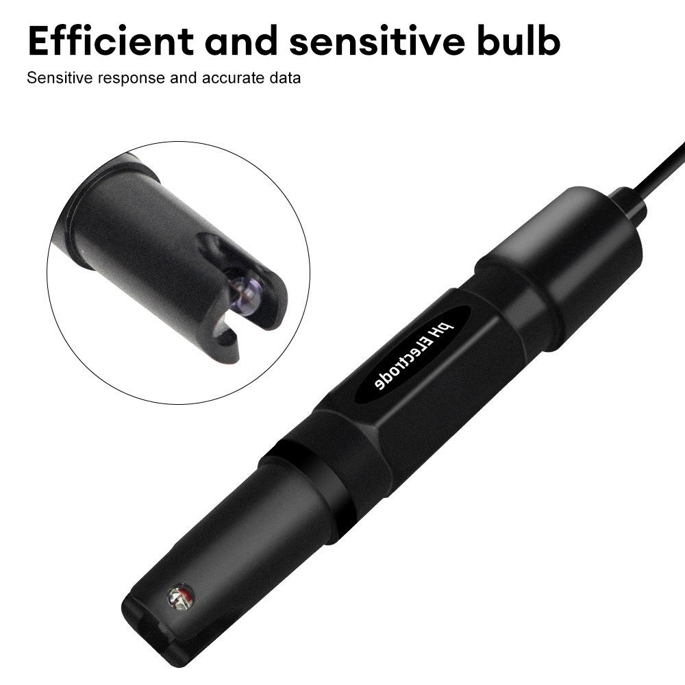 0-14 Ph Replacement Probe PH Electrode Probe BNC Connector Electrode Sensor For Aquarium Hydroponic Controller Meter Connector