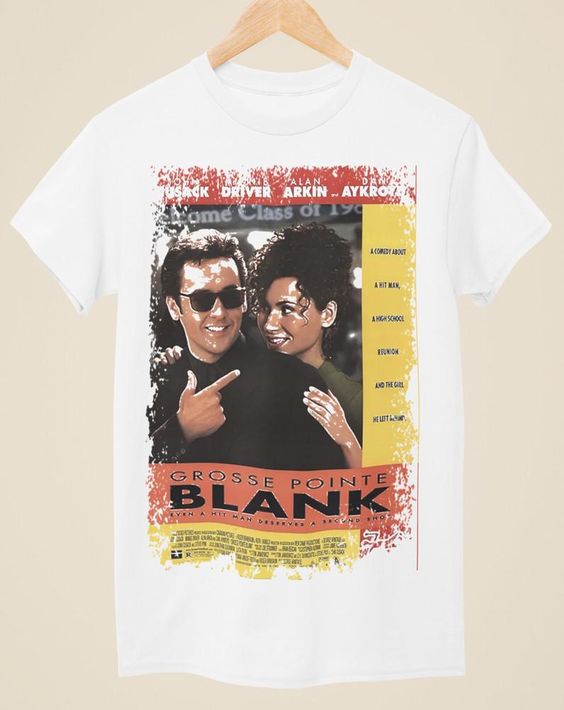 Grosse Pointe Blank - Movie Poster Inspired Unisex White T-Shirt Unisex T-Shirt L