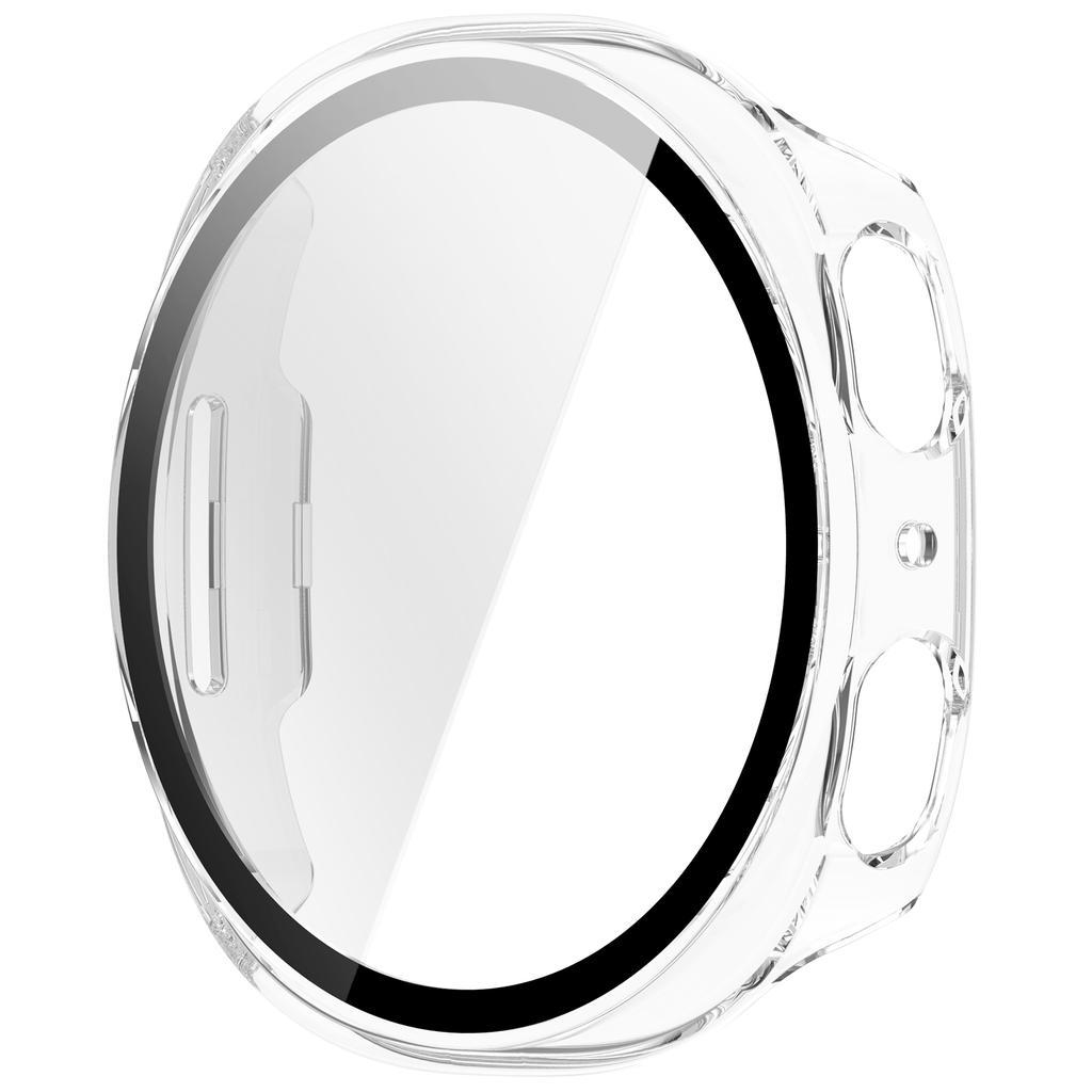 2 i 1 PC Fullt Beskyttende Deksel For Samsung Galaxy Watch8 44mm 40mm Glass Skjermbeskytter Deksel Hardt Skall Støtfangerramme Deksel+Film