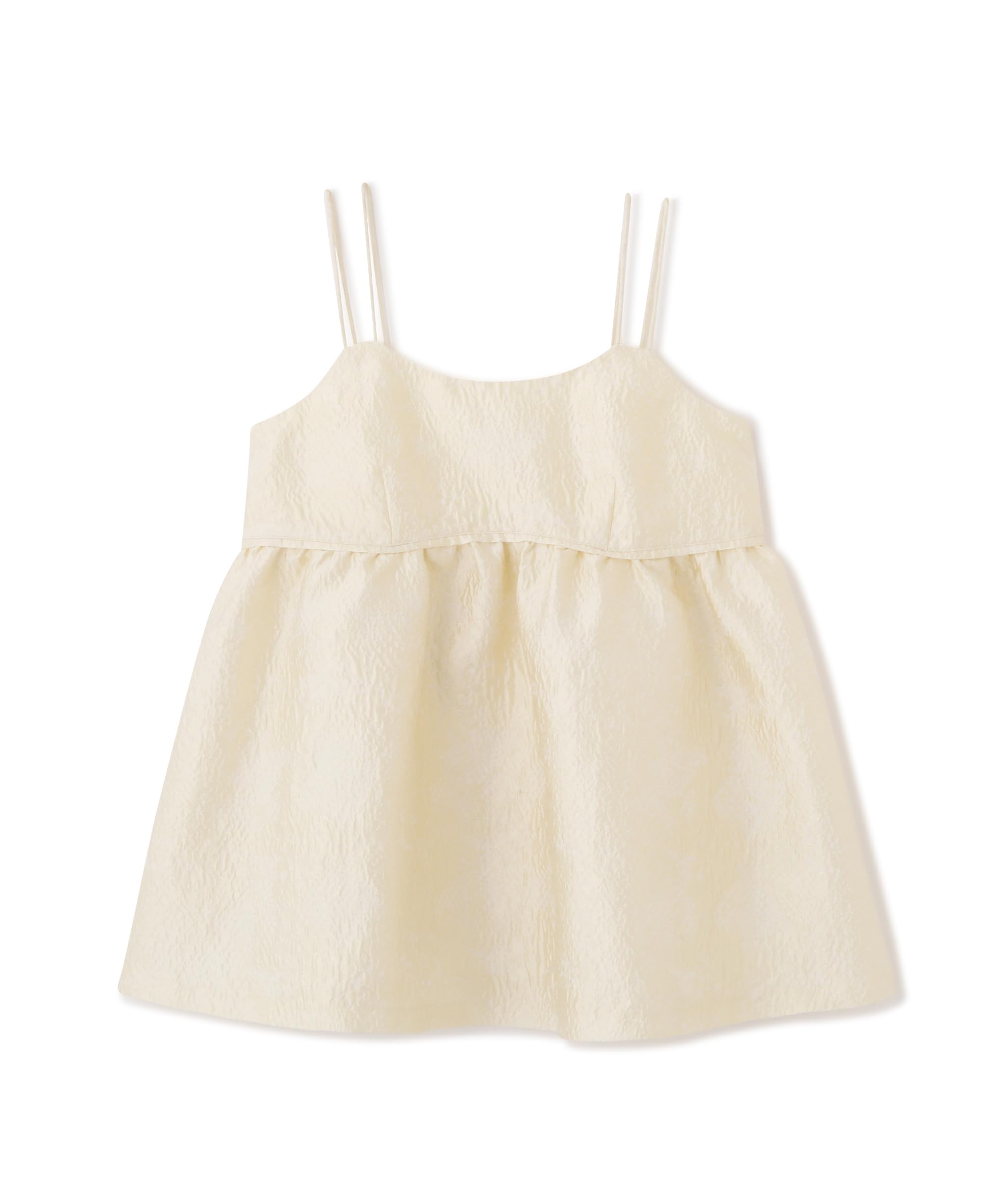 

Natural Beauty Jacquard Cami Bustier for [N Basic] Women, Off-White