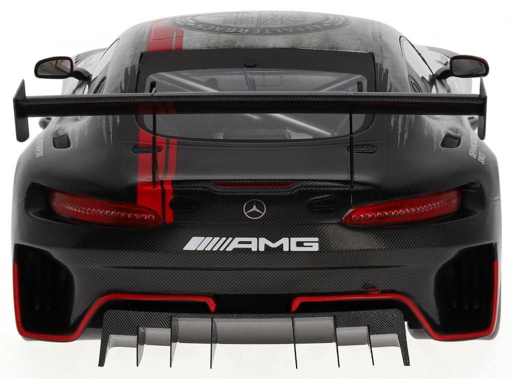 Genuine GT3 ADAC RAVENOL 2024 Scale Model [Mercedes-Benz Collection] Mercedes-AMG (C190) NÜRBURGRING Silver/Black 1/18