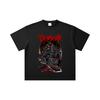 260 GSM Double Yarn 32 Count 100% Cotton Berserk V4 Skull Knight Print Unisex Heavy Cotton T Shirt