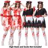 Yumeikeshi Women's Halloween Cosplay Costume Blood Nurse Maid Doctor Outfit