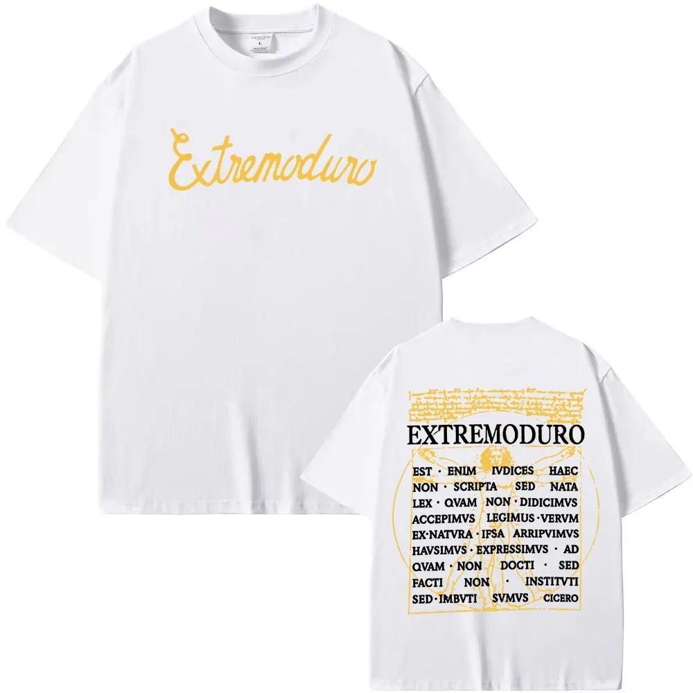 Rock Band Extremoduro 2026 Tour Concert Graphic TShirt Mens Trendy Street Pop Music 100 Cotton Casual Women And Men Tshirt