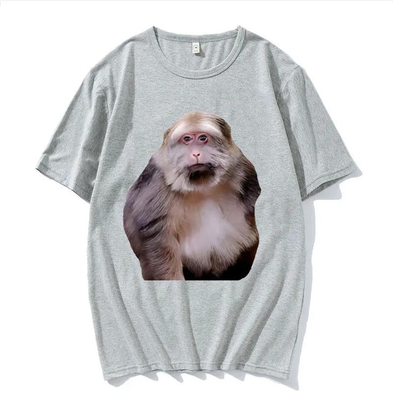 Funny Xing Xing Monkey Meme Graphic T Shirt Men  Women High Quality Cotton Tee Shirt Retro Fashion Short Sleeves Plus Size Loose