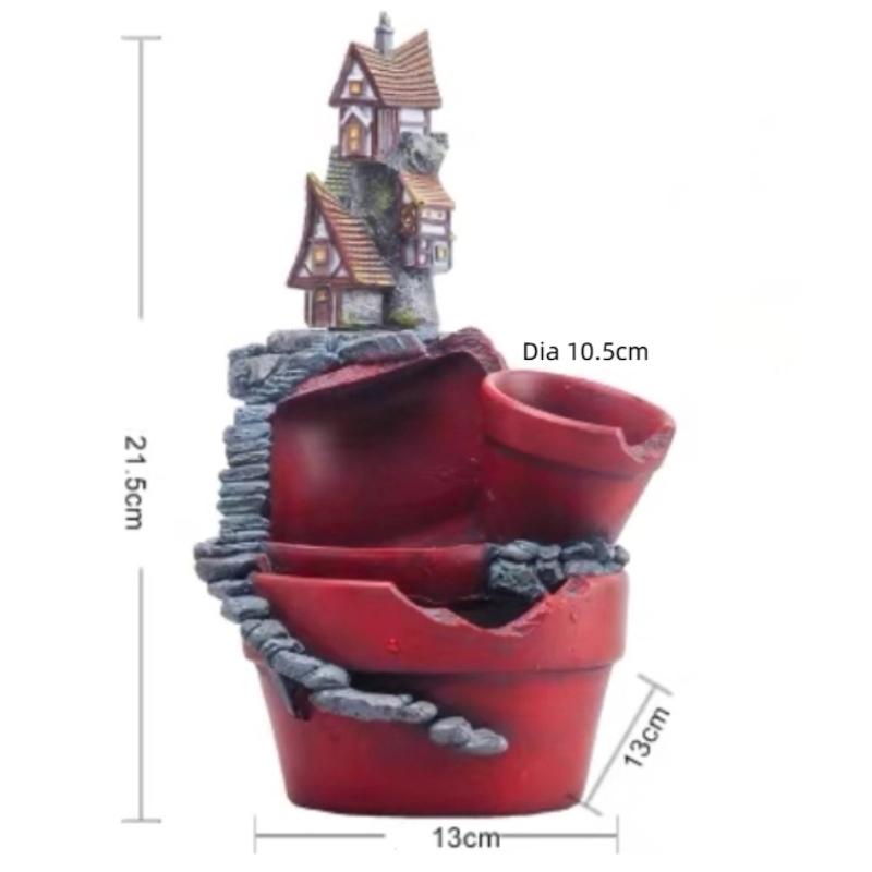 NooLim Resin Succulent Flower Pot – Mini Bonsai Planter for Garden & Home Decoration