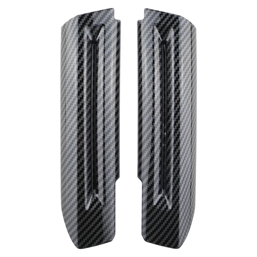 

For Ford Mustang 2015 - Front Door Handle Trim Decoration Cover 2Pcs Door Armrest Sticker Mouldings Interior Accessories imitation carbon