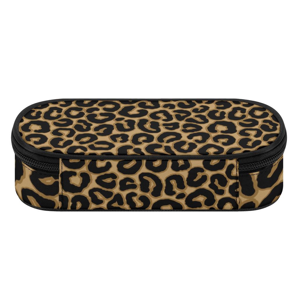 Pen Case Roomy Interior Zipper Closure Strong Polyester Fabric with Main Compartment Mesh Pocket and Pen Slots for Boys Girls