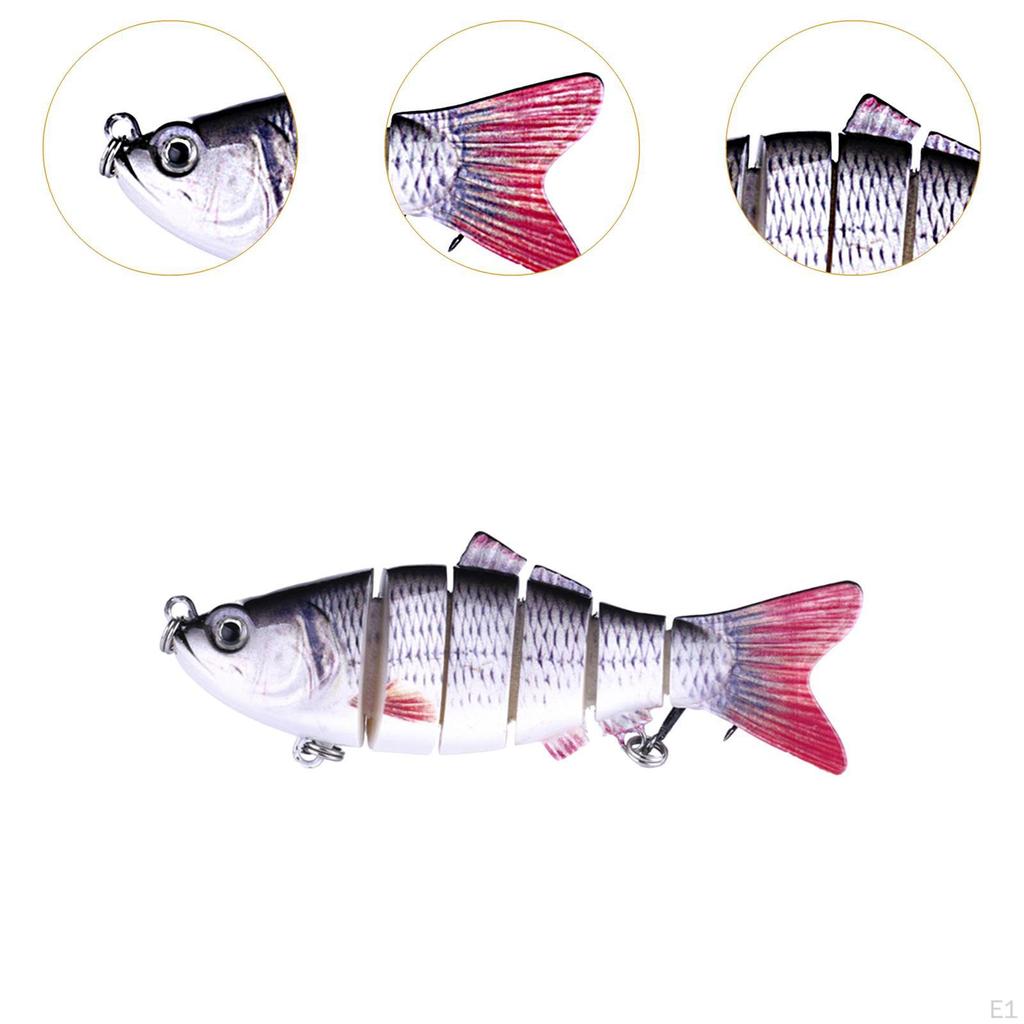 Bass Angelköder Kunstköder Realistische Lebensechte Augen Mehrgliedrig Sinkend Topwater