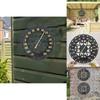 Vintage Wall Thermometer With Resin Frame For Garden And Living Room Decor