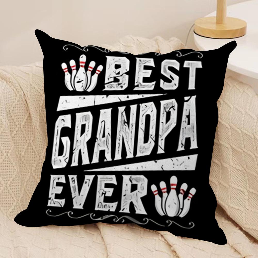 Best Grandparents Ever Cushion Cover Soft Plush Fabric DoubleSided Printed Cushion Covers for All Seasons Modern Home Decor