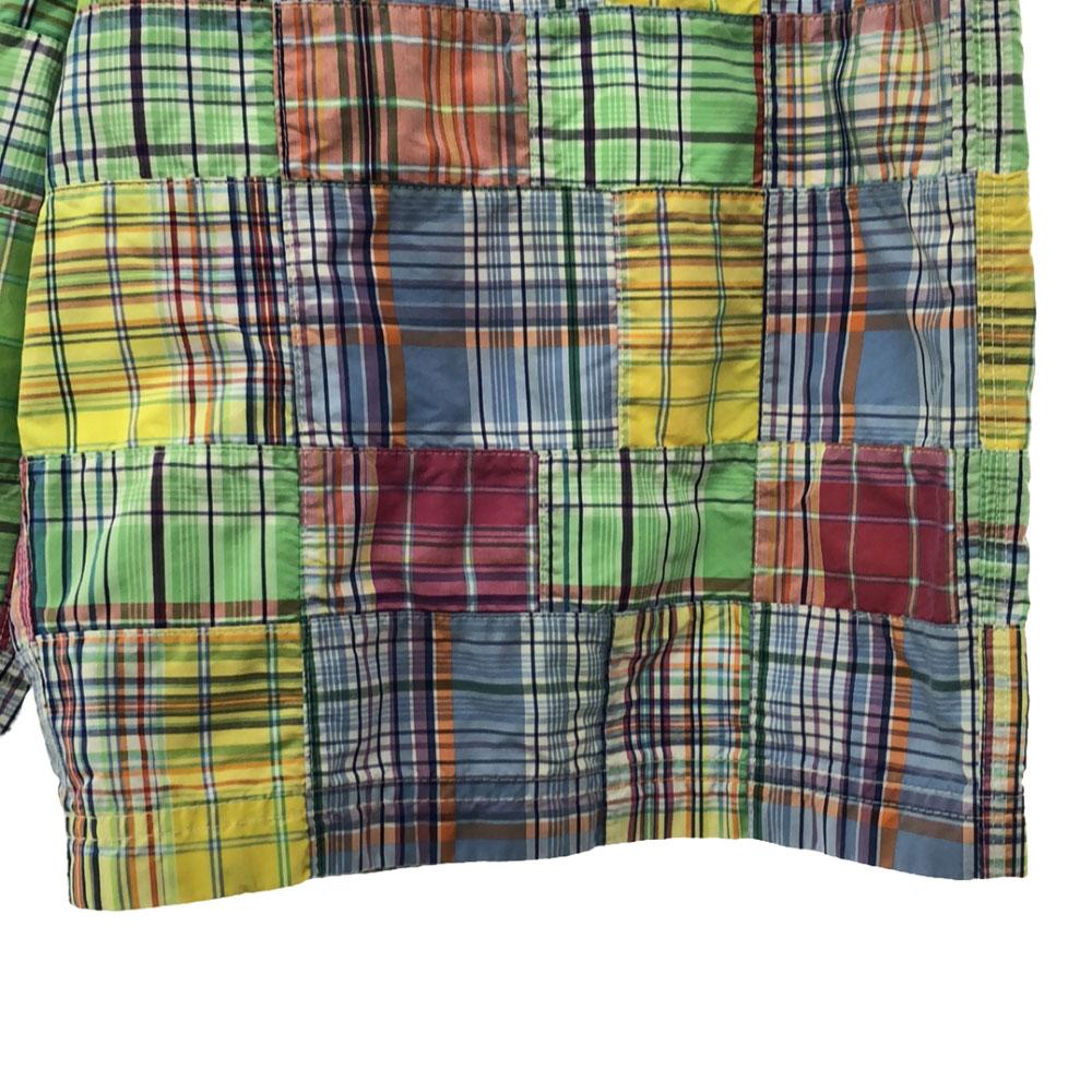 RALPH LAUREN RUGBY check patchwork Shorts W34 Surf pants Men's Used