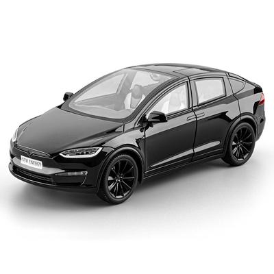 NEW 1/24 2025 Tesla Model X Alloy Car Model Diecasts Metal Car Vehicles Model Simulation Sound and Light Collection Kids Toy Gift