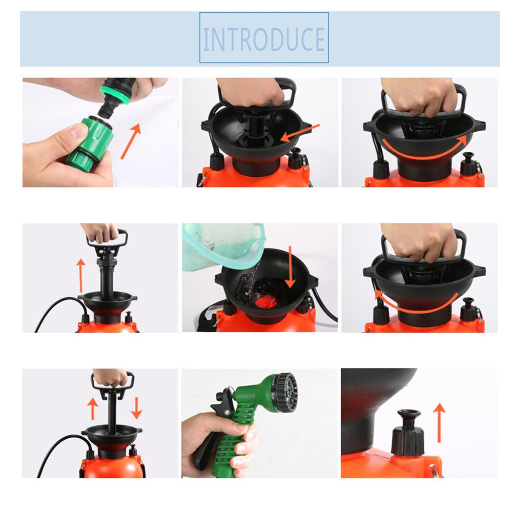 Multifunctional Mini Lawn Garden Irrigation Manual Pneumatic Sprayer Sprinkler Agricultural