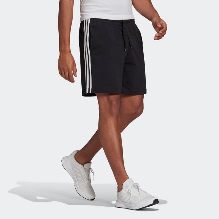 Adidas 3-Stripes Training Shorts Men Bottoms Black GK9988