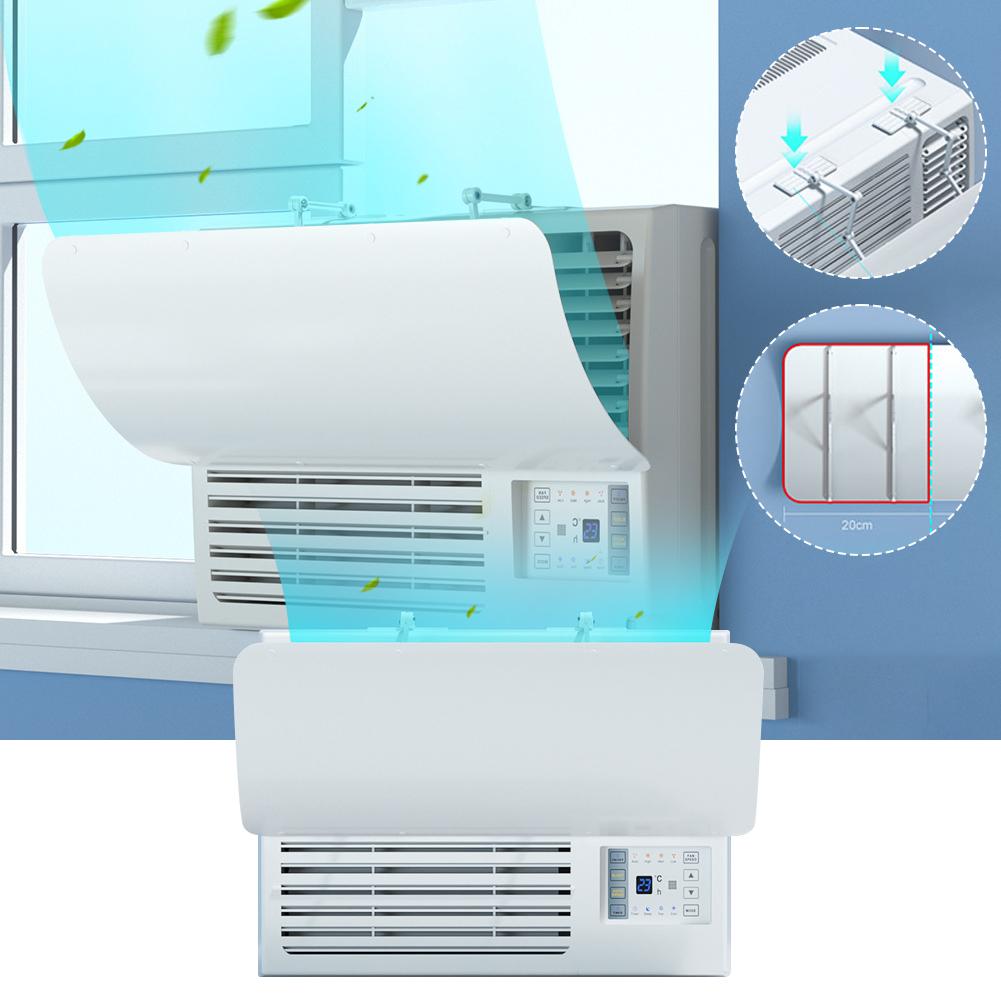 Windabweiser Air Deflektor Klimaanlage Deflektor Luft Direkt Blasen Schallwand Universal Conditioner Haube Anti Abdeckung Guid C4Y2