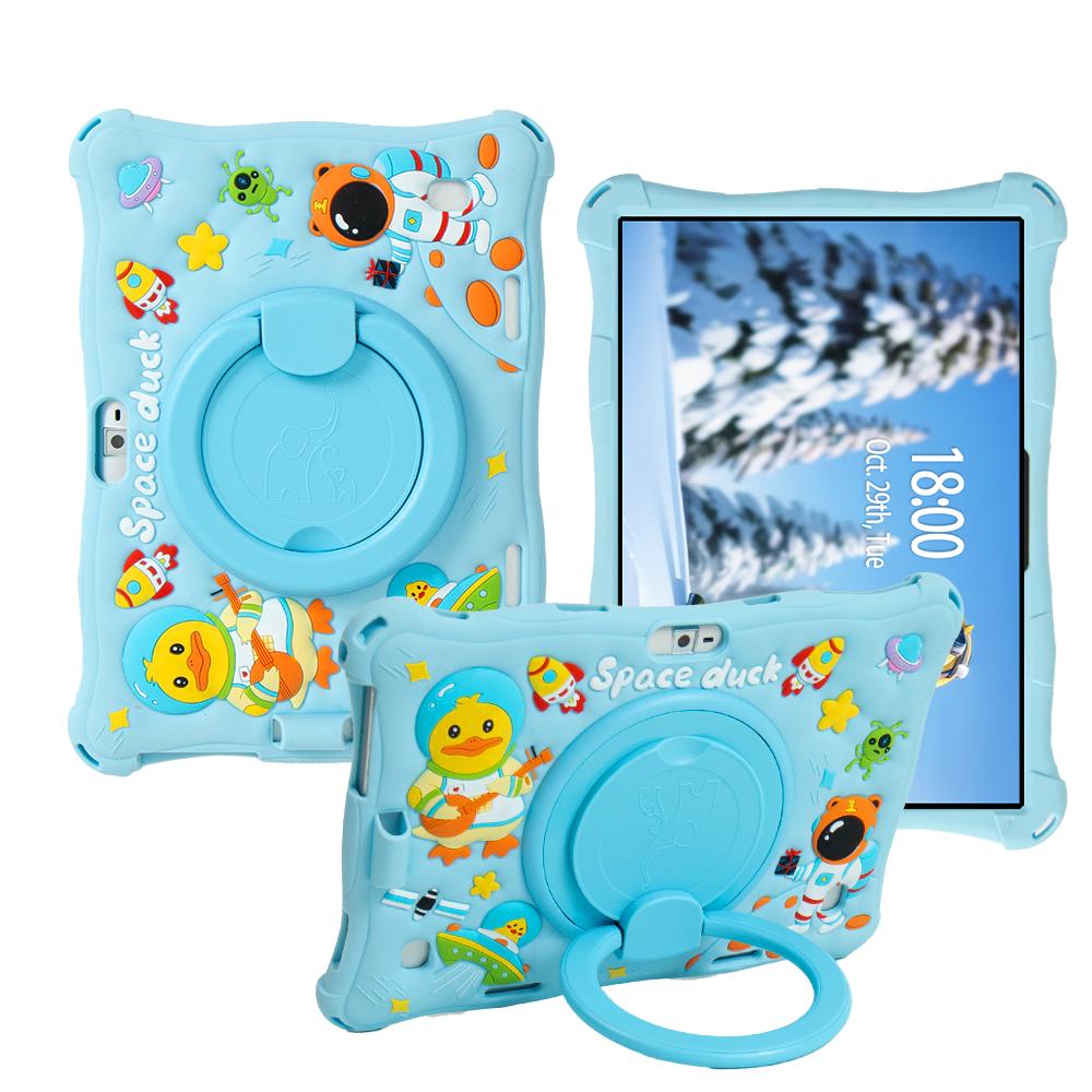 24cm*17cm Universal Tablet 10.1 Case Soft Silicone For 10 10.1 Cartoon Rotating Android Tablet PC Silicone Inch Soft Case