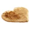 Joliannss Wool Imitation Sheepskin Rugs Faux Fur Non Slip Bedroom Shaggy Carpet