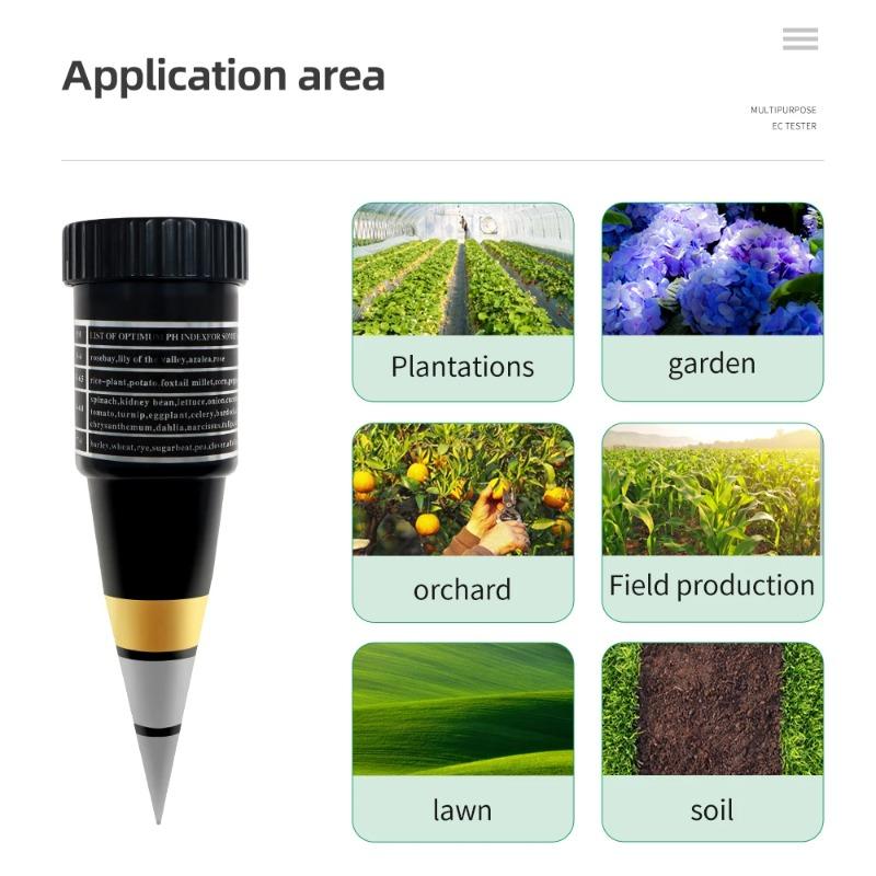 2 in 1 Soil Moisture & PH Meter Humidity Water Analyzer for Garden Plant Flower PH Sensor Monitor Multifunctional Pointer Type