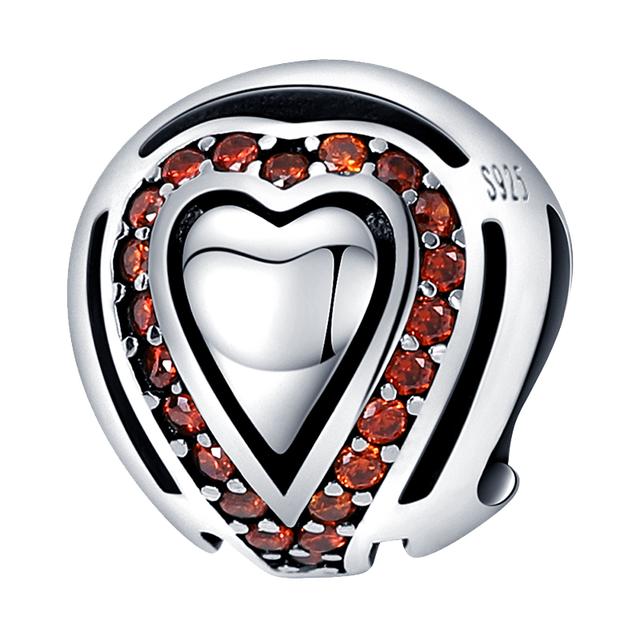 New 925 Sterling Silver Dog and Red Snowman Charm Bead Fit Original 925 Fashion Bracelets DIY Fine Jewelry Making for Women