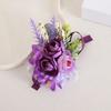Yousheng Wedding Flower Boutonniere for Groom Groomsman Wrist Corsage for Bride Bridesmaid Lapel Floral Party Decoration